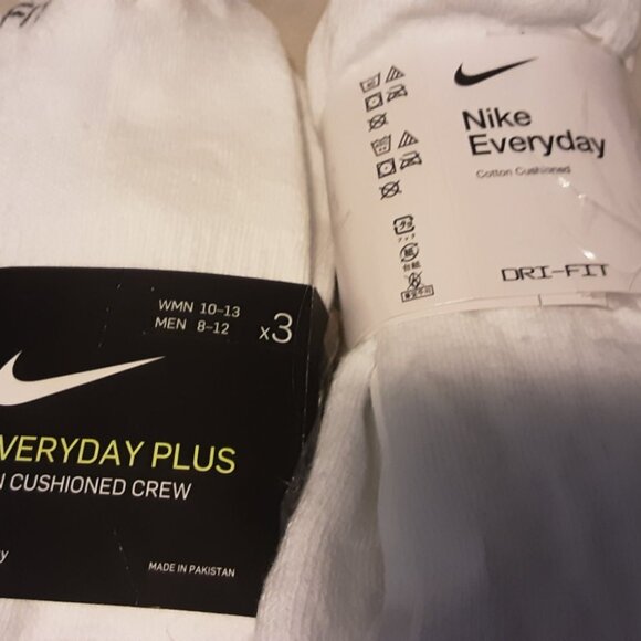 New Unisex Nike Socks 7 pairs W 10-13, M 8-12 - Picture 2 of 3